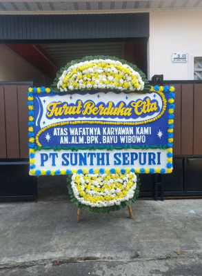 Papan Bunga Duka di Mandor