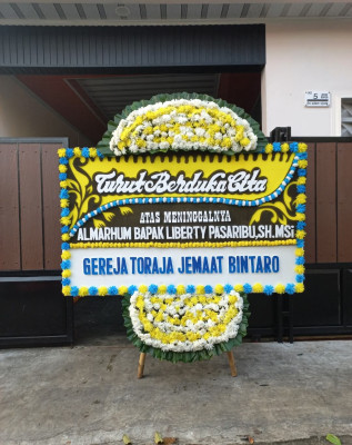 Papan Bunga Duka di Mandor