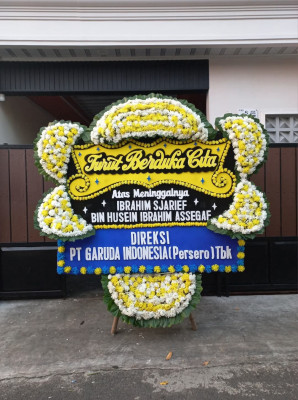 Papan Bunga Duka di Mandor